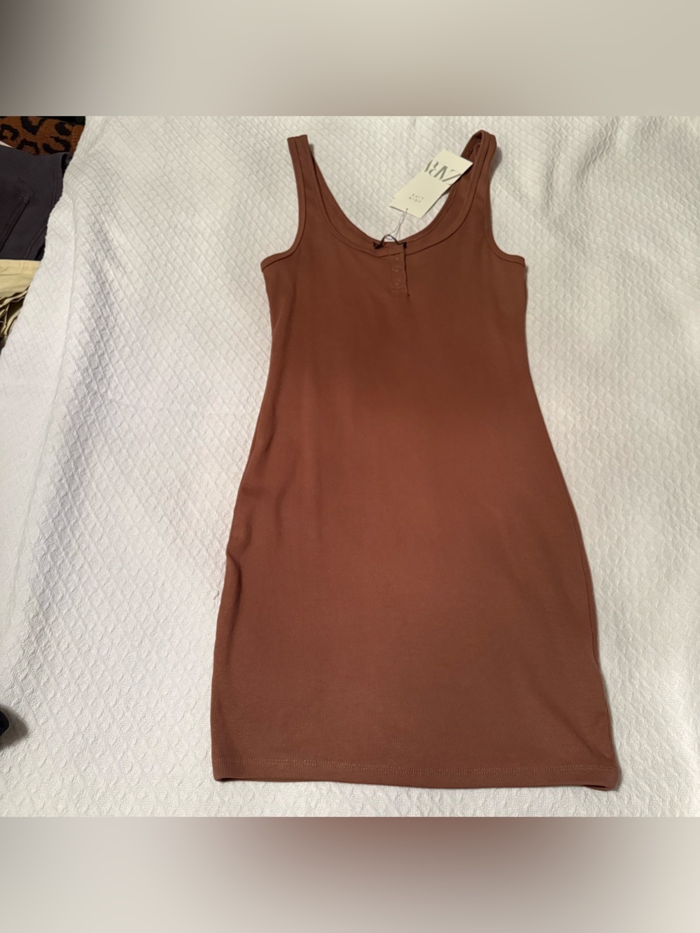 ZARA Ribbed Midi Dress bundle of 3! — Black & Brown Styles - Picture 2 of 10